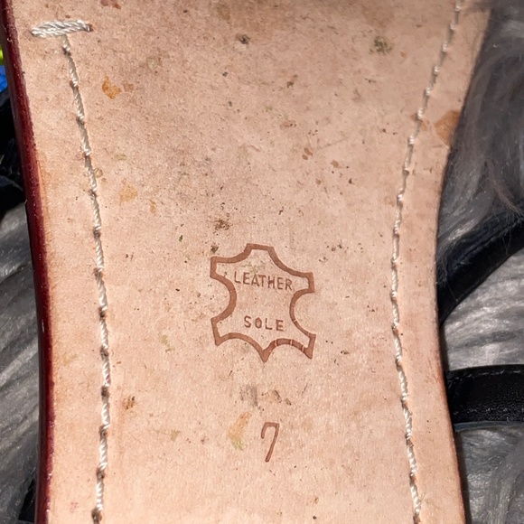 EUC Sam Edelman Beaded Shell Gabrielle Sandal Size 7 - Picture 10 of 11